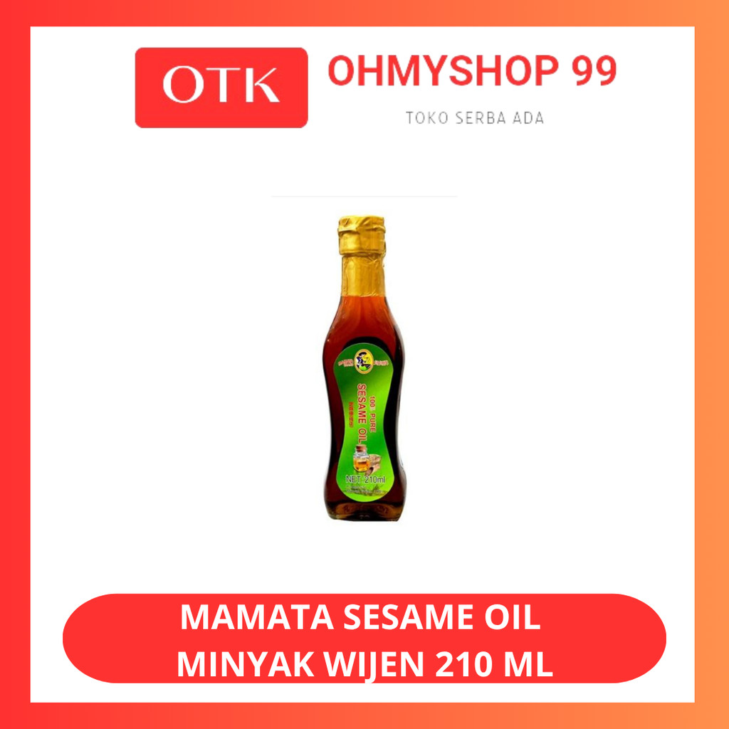 

Mamata Minyak Wijen Sesame Oil 210ml Botol
