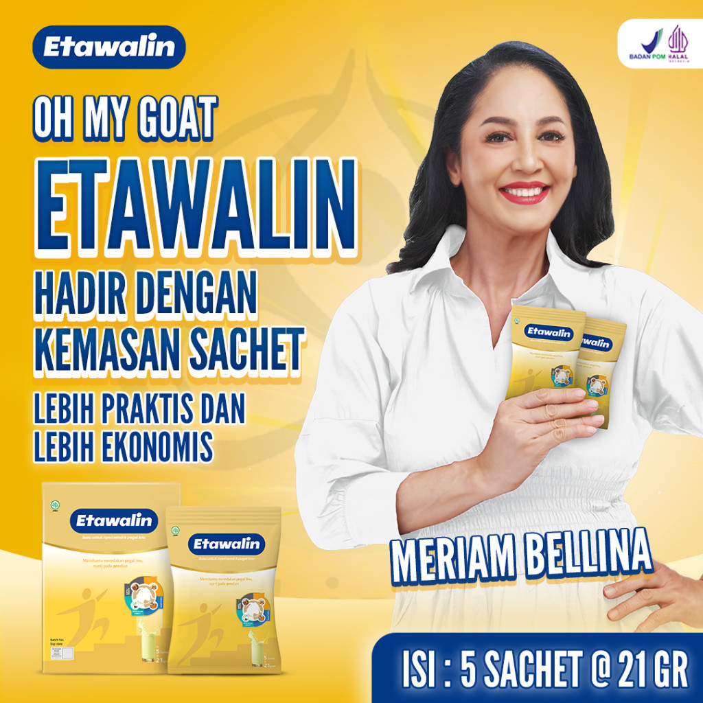 

(New) Paket 2 Box Etawalin Sachet - Membantu Meredakan Nyeri Tulang dan Sendi