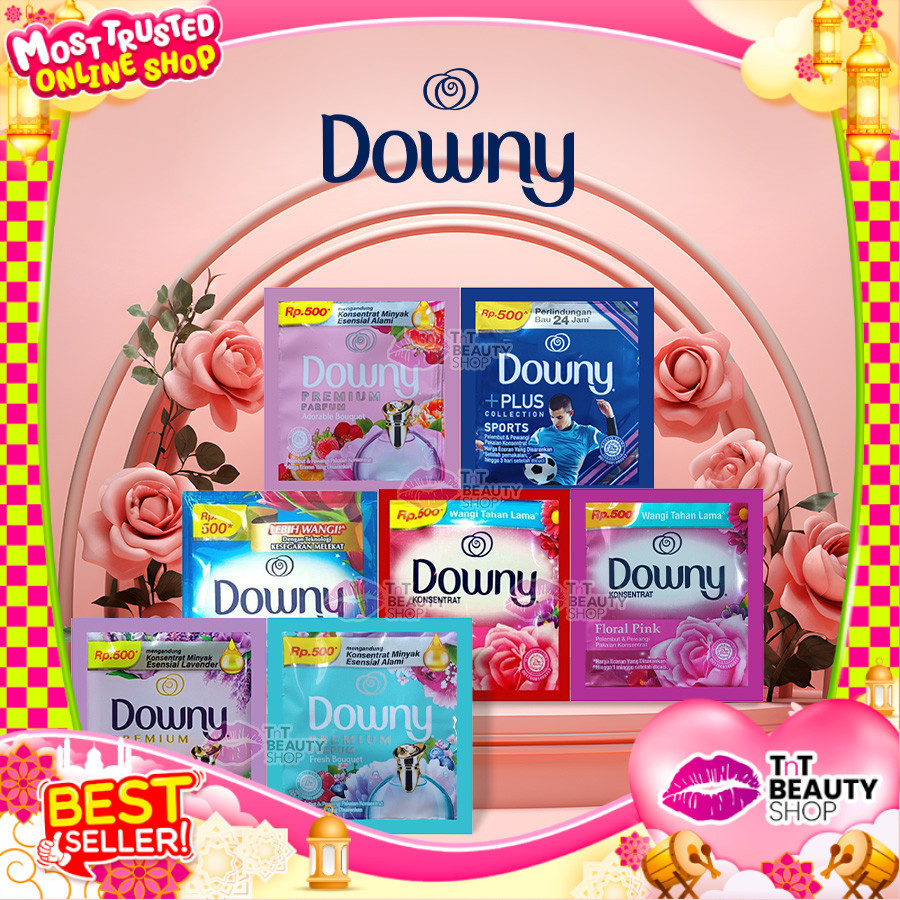 Downy Sachet Pewangi Pakaian Renceng Sachet 8ml isi 12 Sachet | TnT Beauty Shop