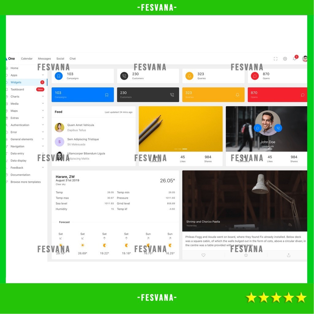 WEB TEMPLATE ONE - REACT NEXT.JS & ANT DESIGN ADMIN TEMPLATE D2102 FESVANA