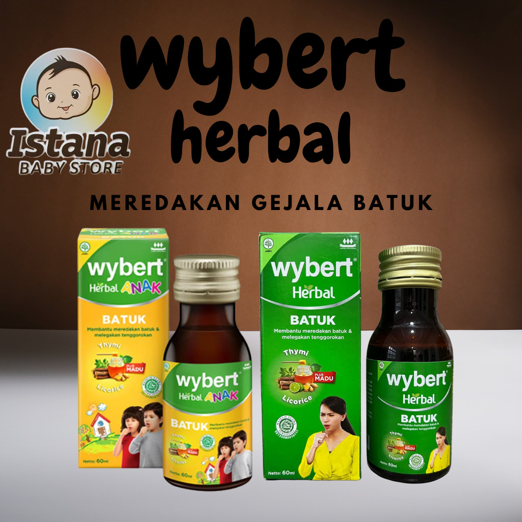 Wybert Herbal Batuk Sirup Anak Dan Dewasa Aman Untuk Ibu Hamil 60ml Istana Baby