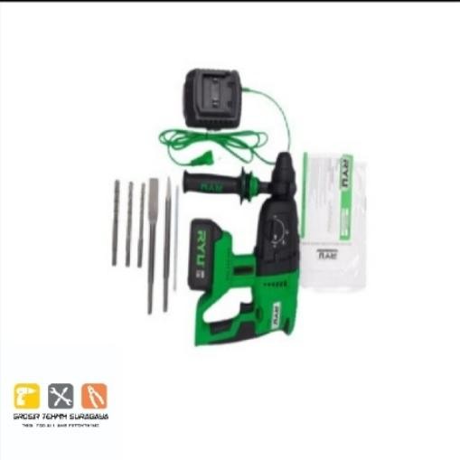 ( RCRH 26 ) RYU CORDLESS ROTARY HAMMER 26 MM/ Mesin Bor Bobok Baterai/Cordless Rotary Hammer Termura