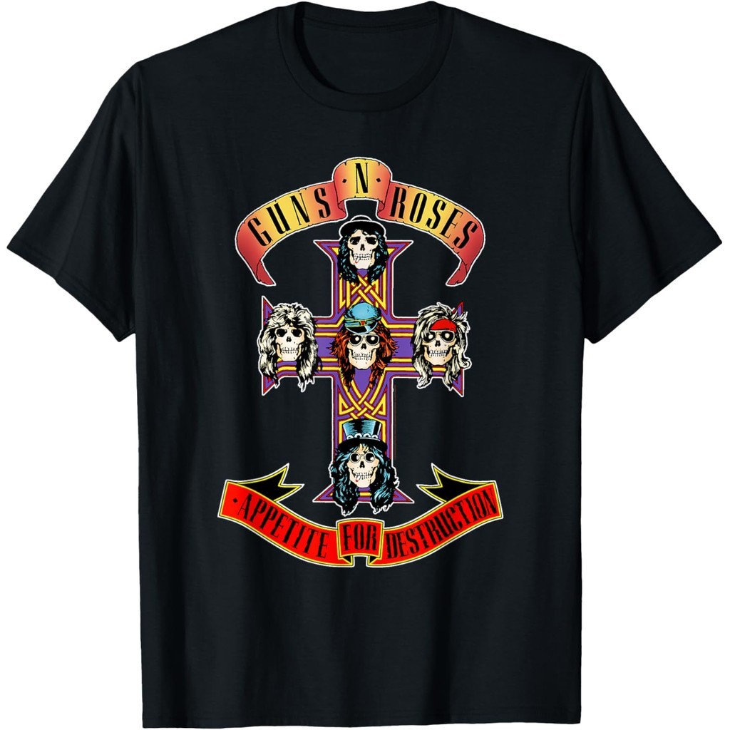 Baju Kaos  Guns N' Roses Official Cross T-Shirt