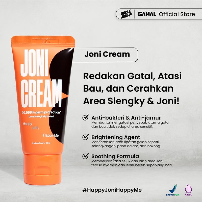 

GAMAL | Joni Cream | 30ml | Dermatology Tested | Krim Perawatan Untuk Area Lipatan Pria | Mencerahkan dan Melembabkan Selangkangan