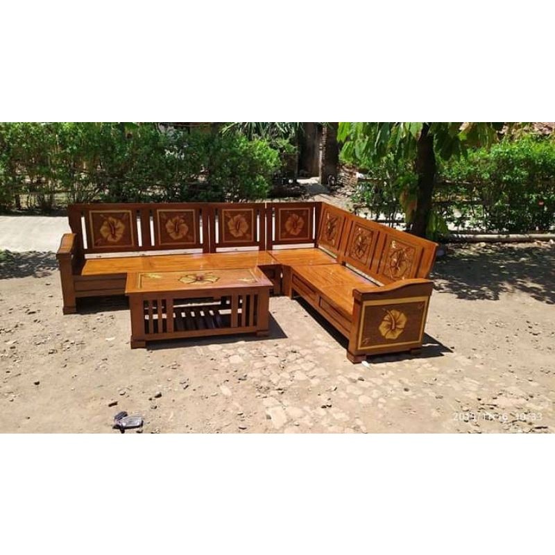 Furniture kursi sofa tamu model sudut grenmek / kursi tamu harga 2 jutaan / kursi tamu minimalis / m