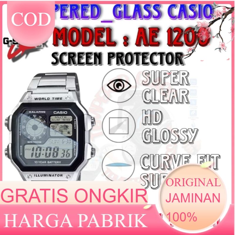Antigores Hydrogel Khusus untuk Casio AE 1200 / AE 1200W series