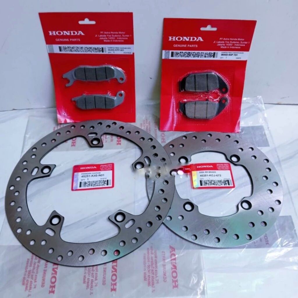 Piringan cakram Depan Belakang CBR 150 Facelift CBR New Led CB150R CBR 150R + Kampas rem depan Belak