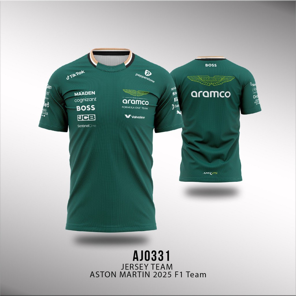 Kaos Jersey Aston Martin Team F1 2025