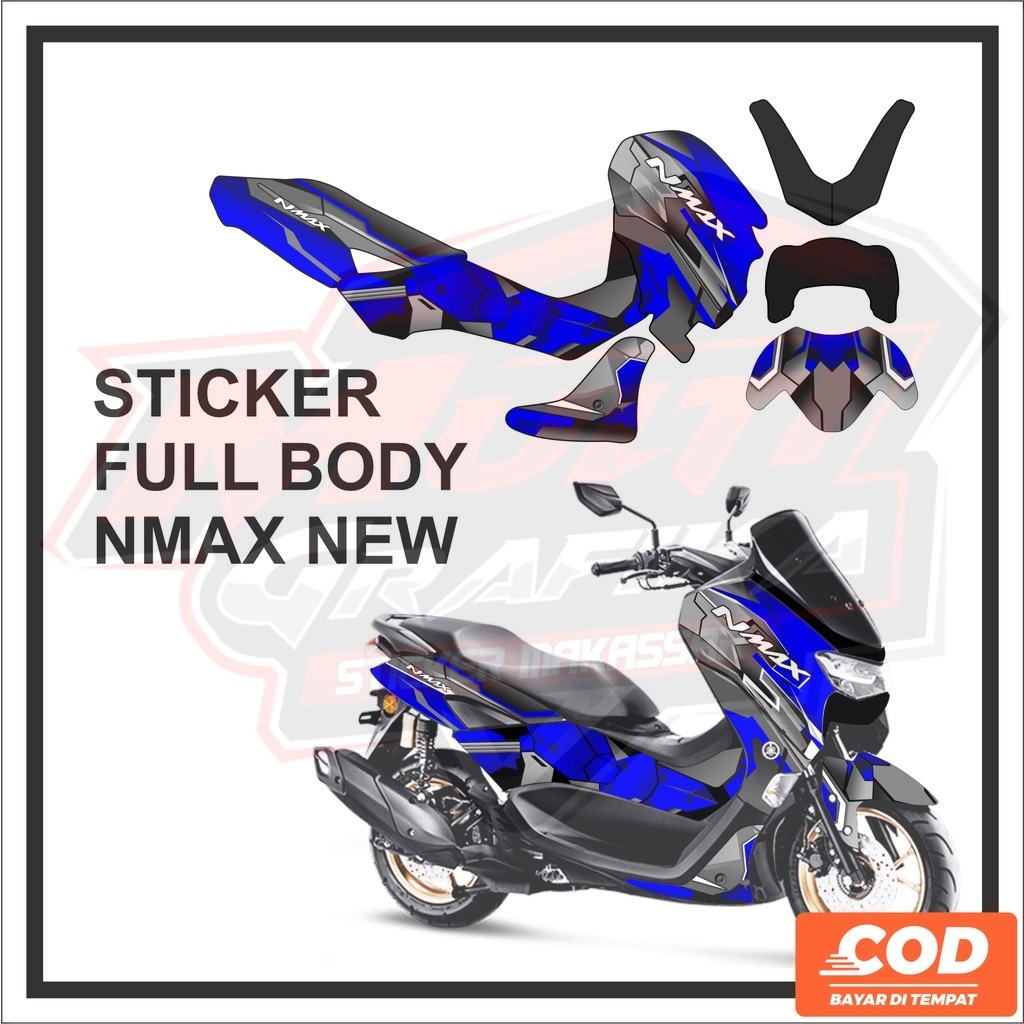 Stiker Decal Sticker Striping Stripping  Motor YAMAHA NMAX NEW 2022 2021 Full Body Fullbody Full Bod