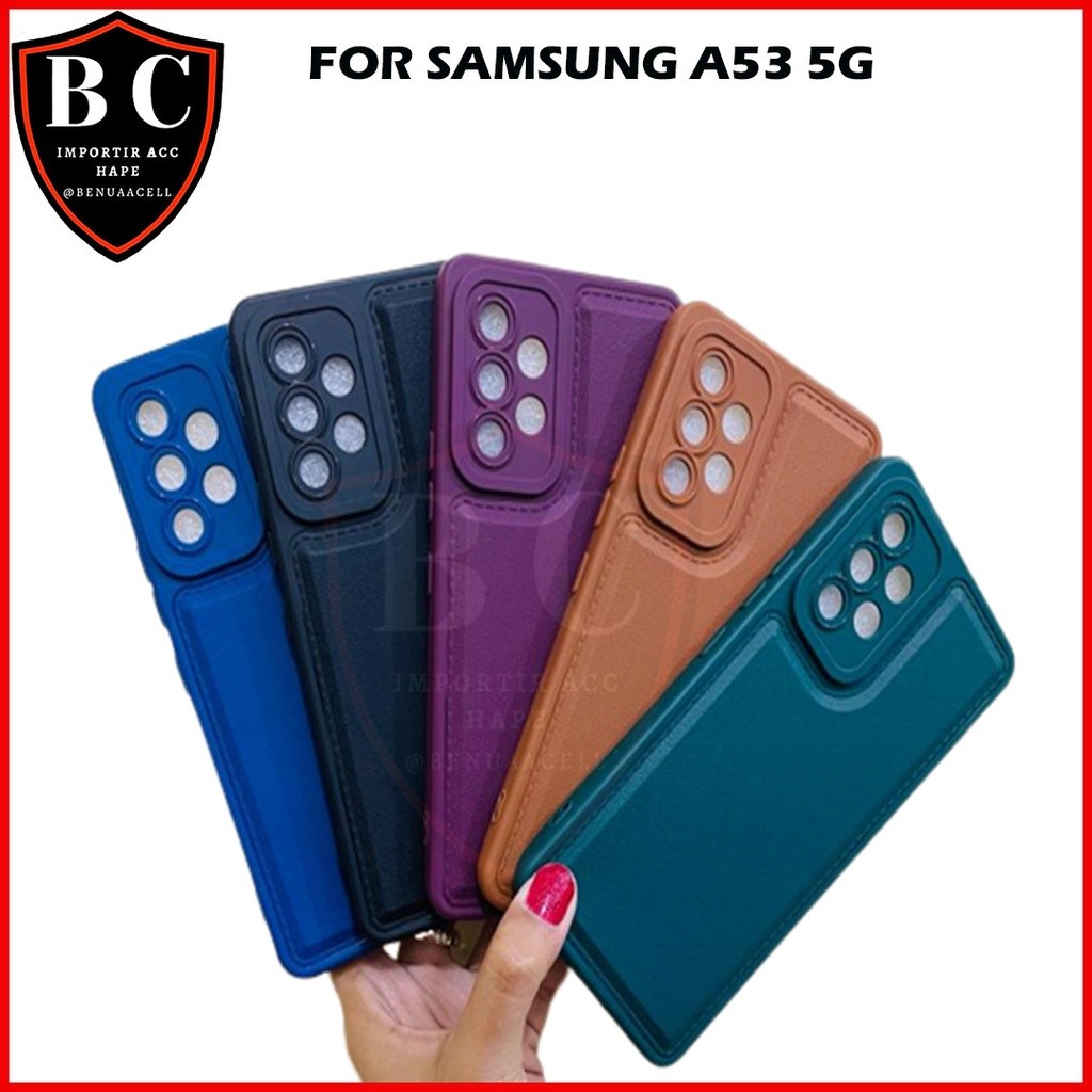 CASE SAMSUNG A52 A52S - CASE LEATHER PRO SAMSUNG A55 5G A53 5G A52 A52S A51 - BC1