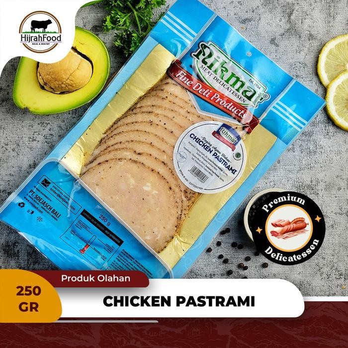

Nikmat Chicken Pastrami Daging Ayam Olahan Premium Delicatessen 250 gram