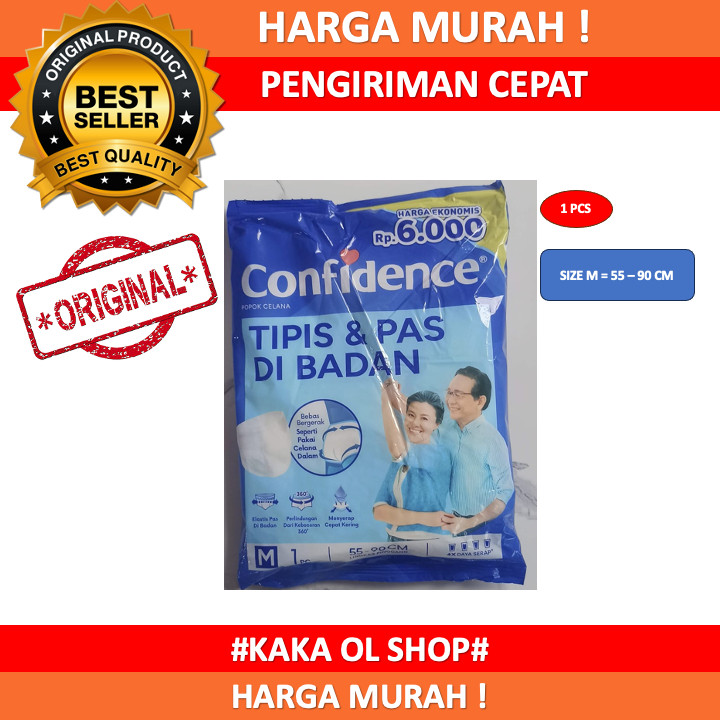 Confidence Popok Celana Dewasa / Popok Dewasa Celana Ukuran M/L/XL