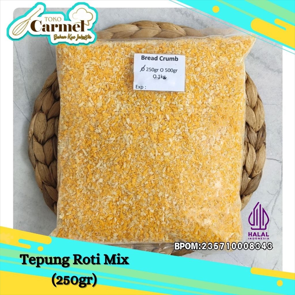 

Tepung Roti Kasar Mix 250gr Bread Crumb Mix
