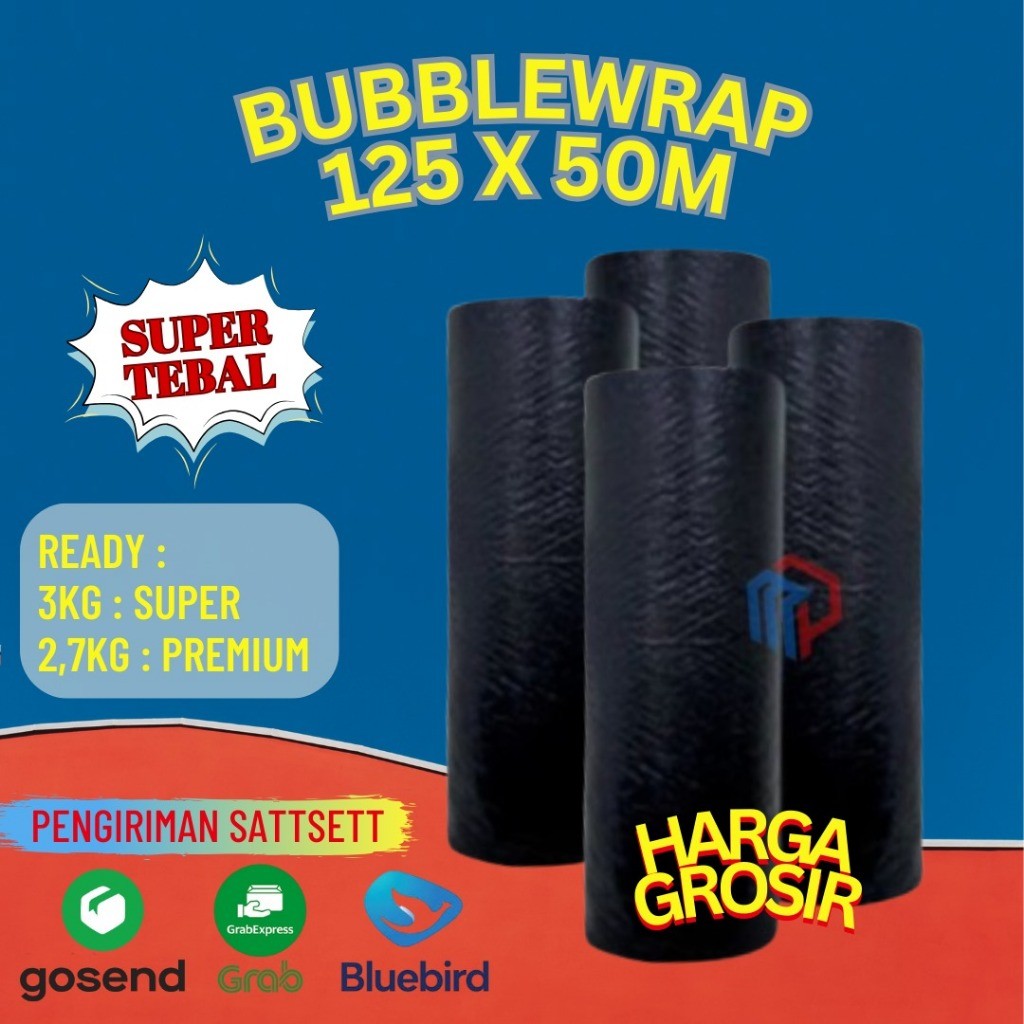

KAYDEN STORE BUBBLEWRAP ROLL 125 X 50 METER / BUBLEWRAP TEBAL