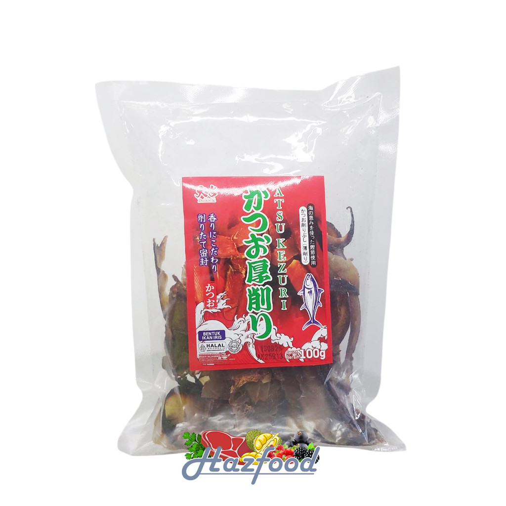 

Daikichi Atsukezuri / Irisan Ikan Cakalang Kering / Katsuobushi Slice - 100 gram