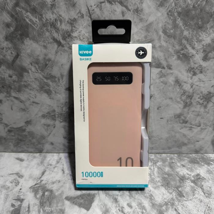 BASIKE Powerbank Fast Charging 10000mAh Dual USB - Pink
