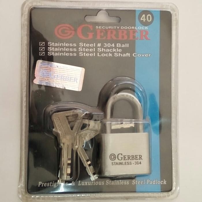 GEMBOK GERBER 40mm SS 304