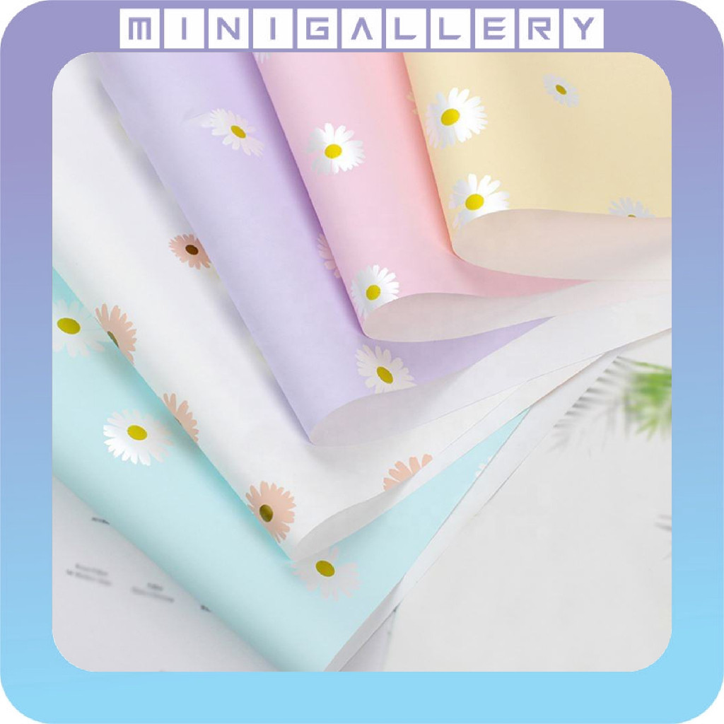 

PROMO!20 LEMBAR Flower Wrapping Paper Kertas Buket Bunga Cellophane Florist Kertas Kado KB6111READY