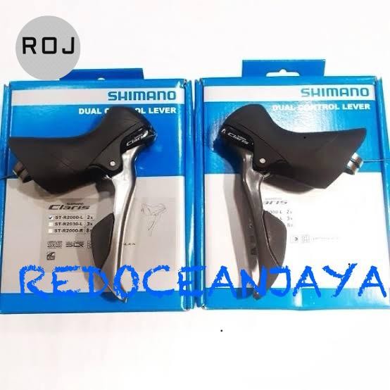 Shimano brifter claris R2000 2 x 8 speed drop bar road bike - Kanan 8 speed