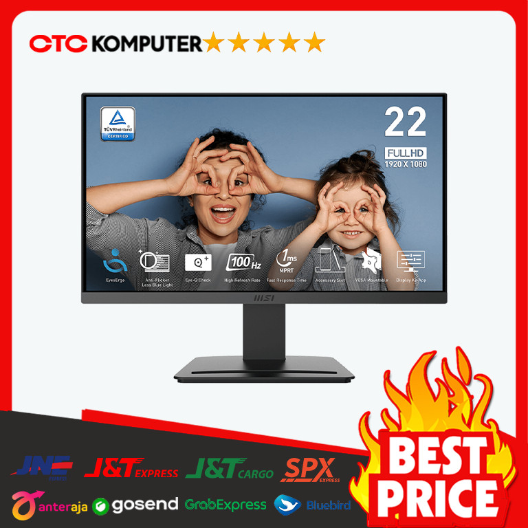 Monitor MSI LED PRO MP223 E2 - Full HD 100Hz 22" InchCO