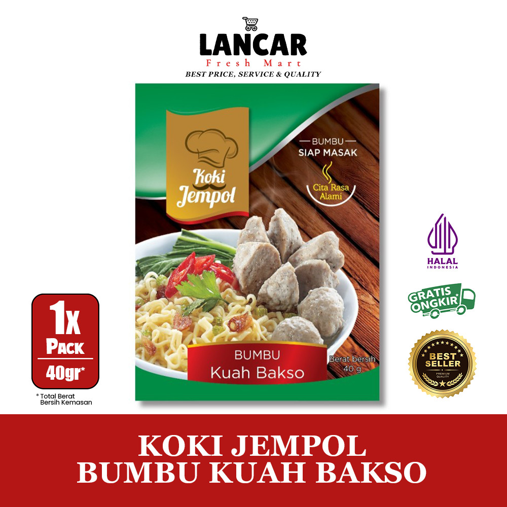 

KOKI JEMPOL BUMBU KUAH BAKSO 40GR
