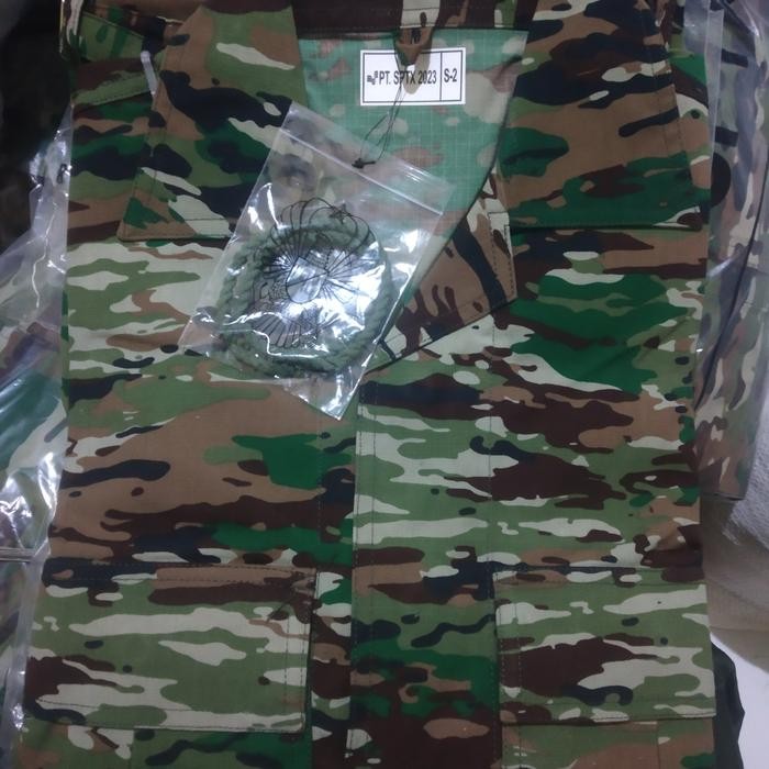 Baju PDL Doreng NKRI / Matra Darat TNI AD OriginaL
