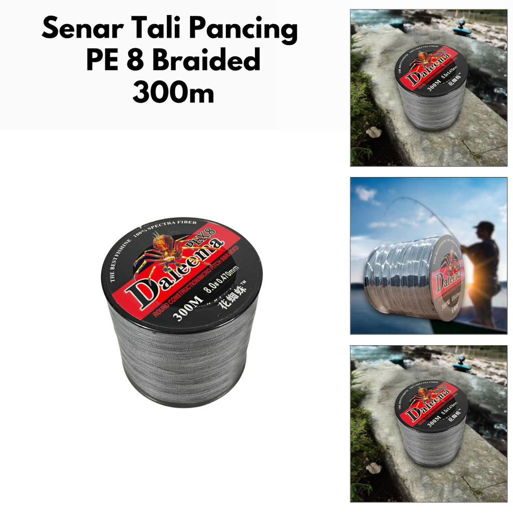 KGRD Senar Benang Tali Pancing Super PE Braided SBOTT3