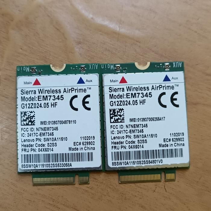 modem wwan model EM7345 model fibocom L850 GL 4G+ original - model L850-GL