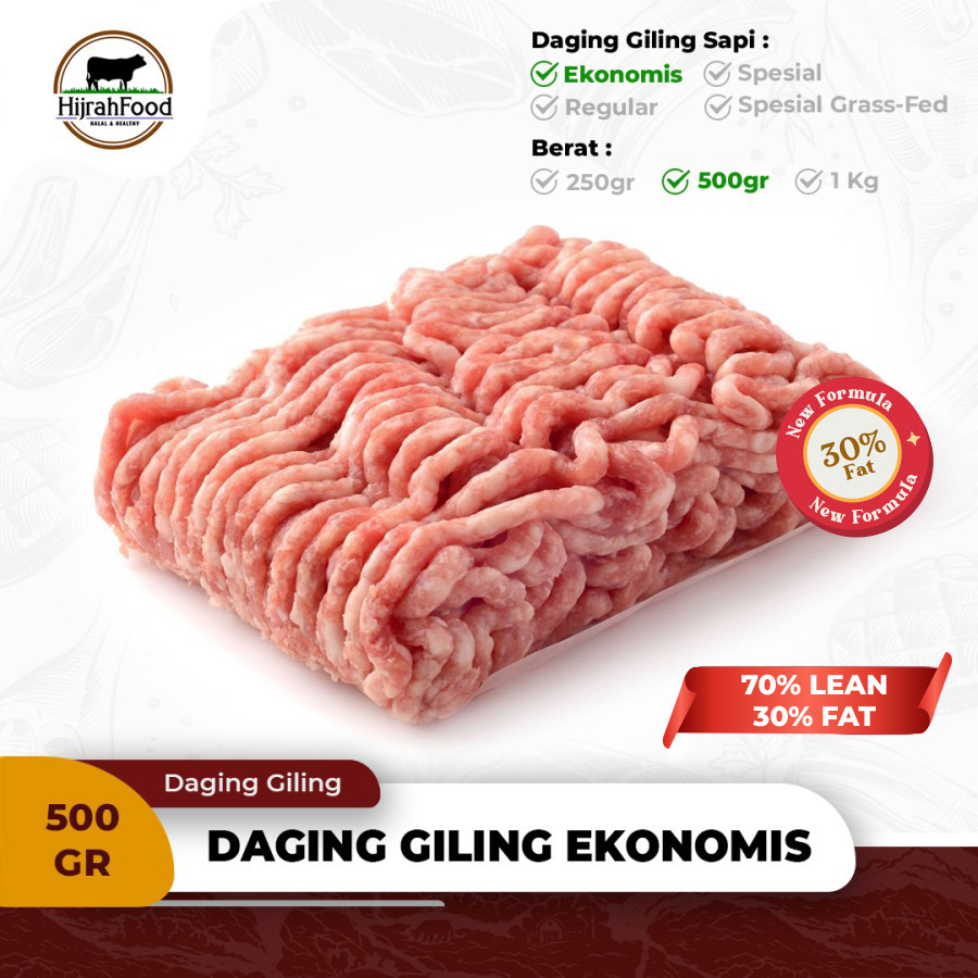

Daging Giling Sapi | Minced Ground Beef EKONOMIS 500 gram