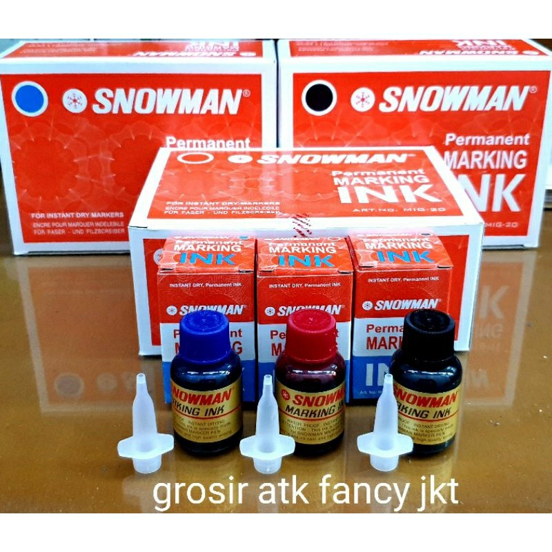 

KAYDEN STORE MIG 20 Tinta Refill Ink Spidol Permanent Marker Snowman MIG-20