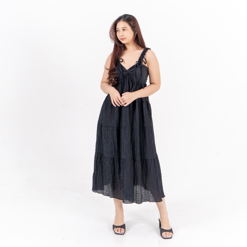 [GURLBUCKET] Boa Dress / Long Dress / Cornskin "Pakaian Wanita"