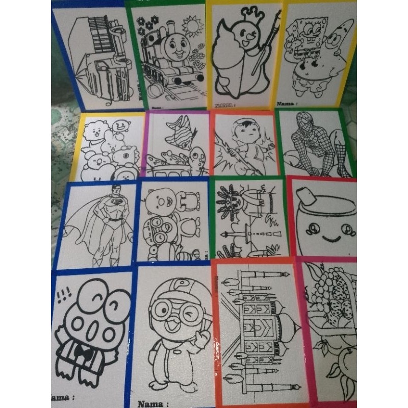 

NEW HEBOH 33*50*1cm paket usaha 50 pics/sterofoam/lukisan /mewarnai sterofoam PREMIUM