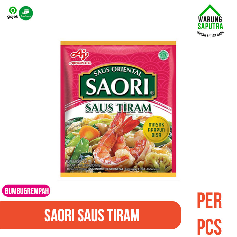 

Saori Saus Tiram Saus Oriental Sachet 23 mL