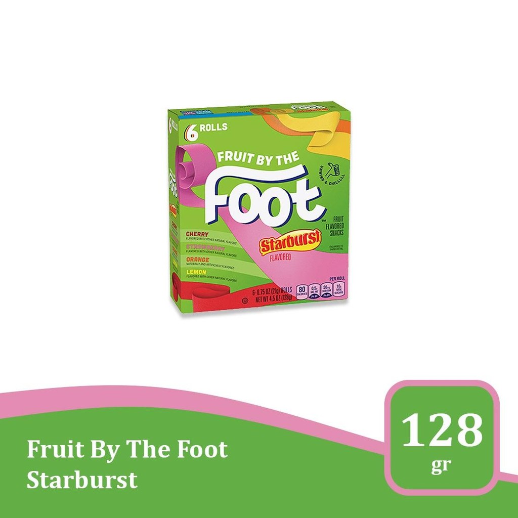 

Fruit by The Foot Starburst 4.5 oz - permen roll import USA