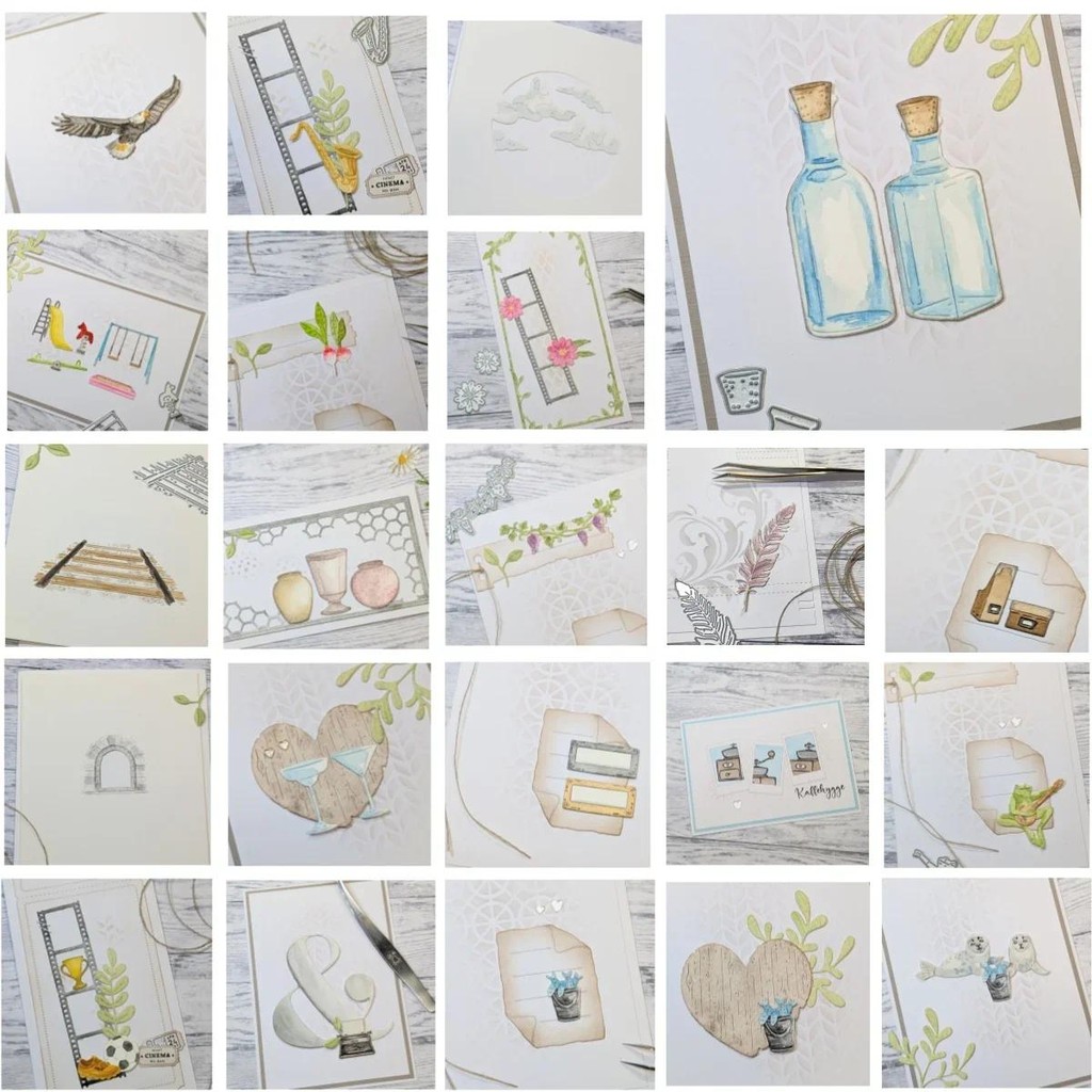 

Train Playground Label Frame Window Metal Cutting Dies for DIY Making Card Scrapbook Embossed Craft Template Decoration 2025