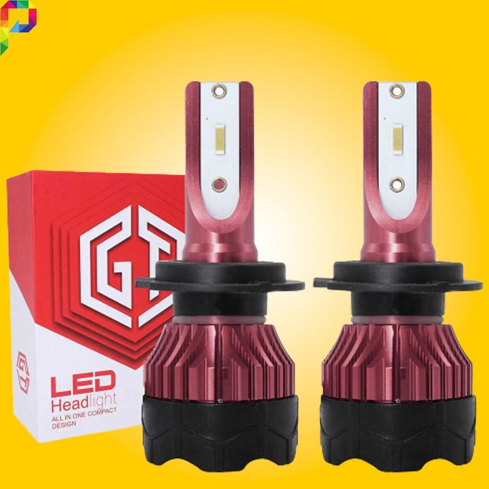 Lampu Depan Mobil Led H11 Headlight LED H11 ZES 12000LM 55W 6000K 2 PCS