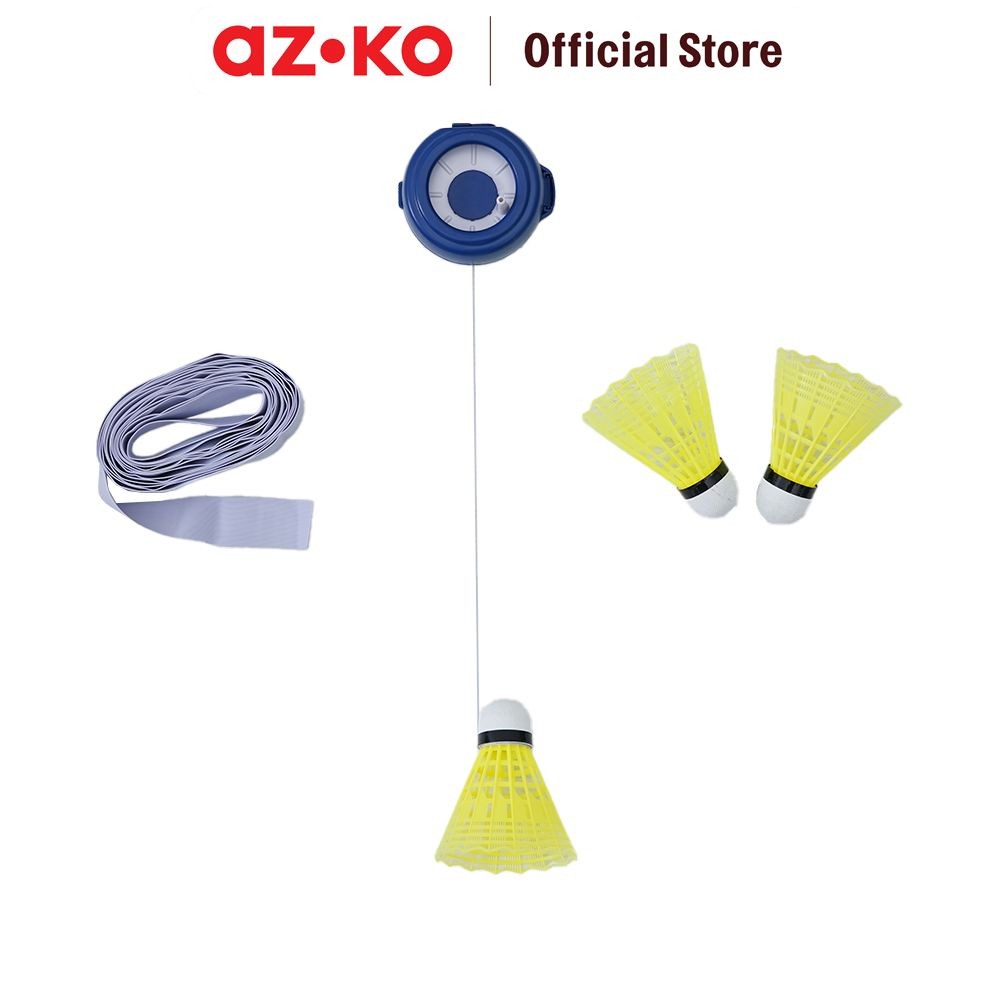 AZKO Berwyn Set Alat Perlengkapan Badminton Indoor Training - Mix Kok Bulu Tangkis Alat Badminton Pe