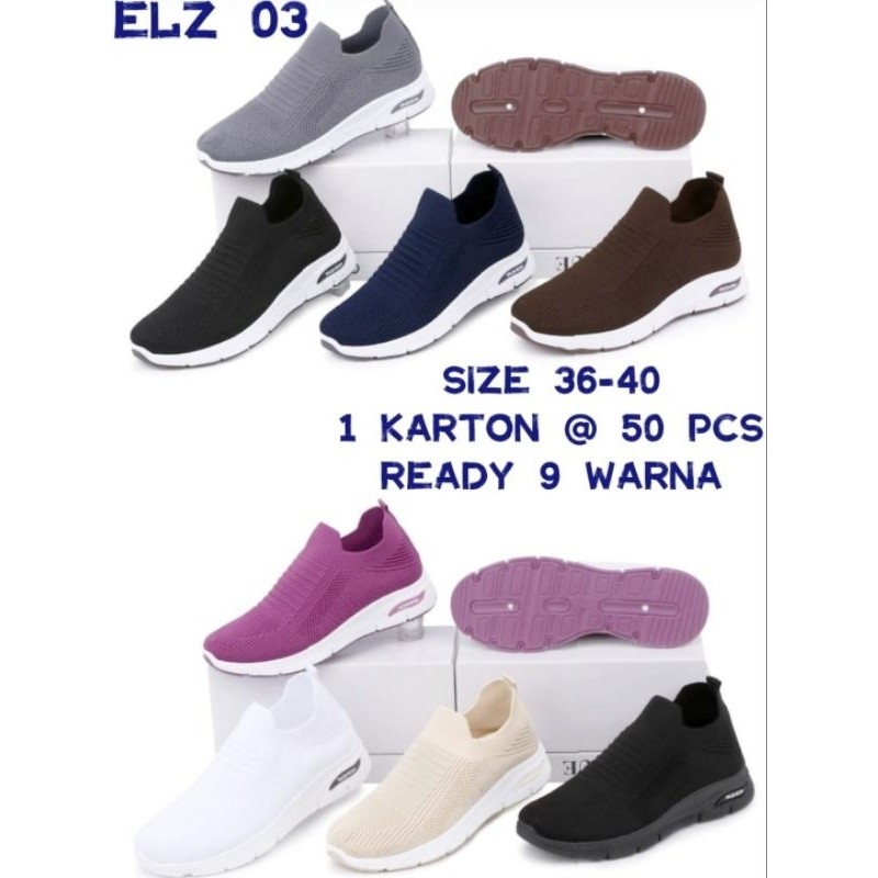 [PREMIUM ORIGINAL] SEPATU NAZARU ELIZA SLIP ON  TANPA TALI WANITA