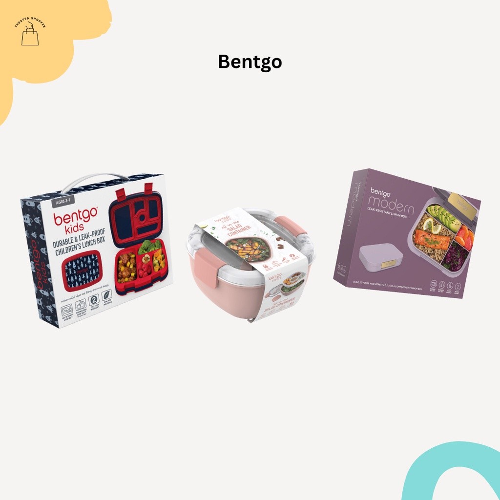 Bentgo Kids Modern Pop Bright & Bentgo Lunch Bag