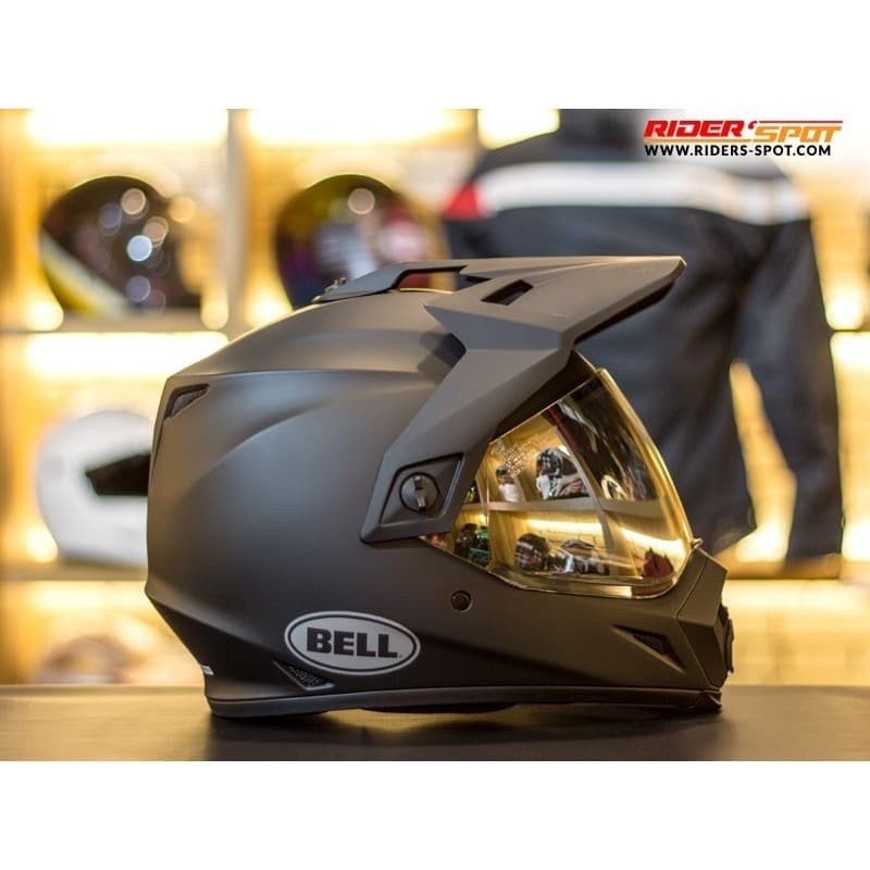 Helm Motor Bell MX-9 Adventure Matt Black Full Face Original Helmet