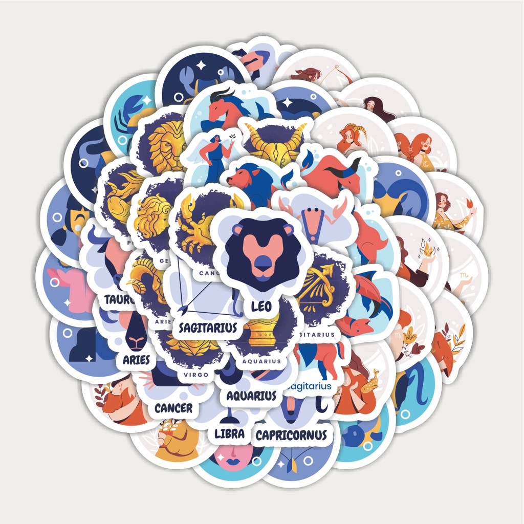 

Sticker Pack Stiker Zodiak Konstelasi | Sticker TUMBLR | Stiker LAPTOP KOPER HELM