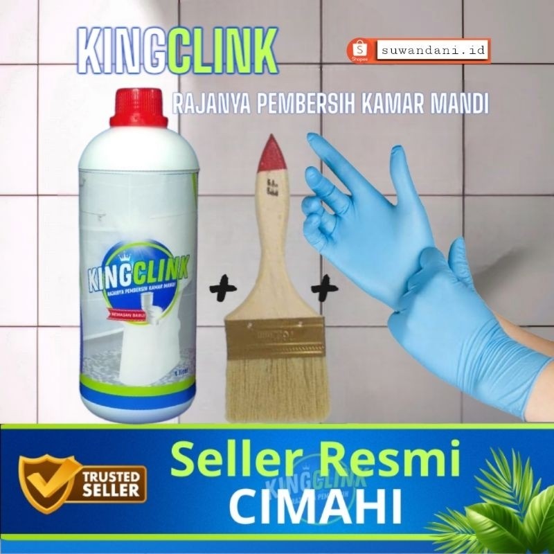 King Clink Pembersih Kerak Lantai / Penghilang Noda Membandel / Penghilang Kerak Kloset / Pembasmi J