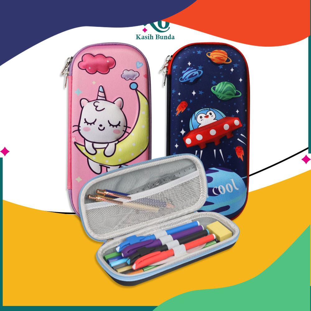 

COD Kotak Pensil 3D Karakter Timbul Penyimpanan Alat Tulis Anti Air / Tempat Pensil Anak Sekolah TK Import BUNDA A39 SALE