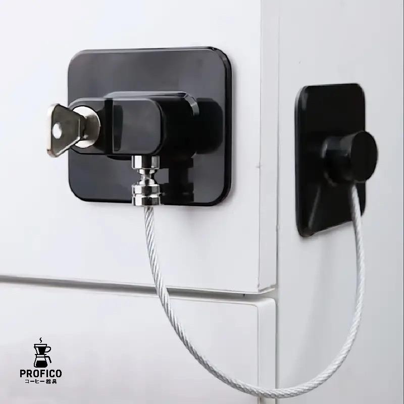 Kunci pengaman pintu kulkas lemari model Tempel kuat Children safety lock
