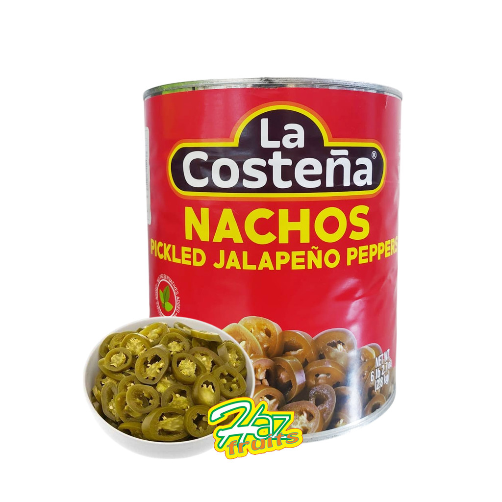 

La Costena Nachos Pickled Jalapeno Slices 2.8 kg / Jalapeno Pappers