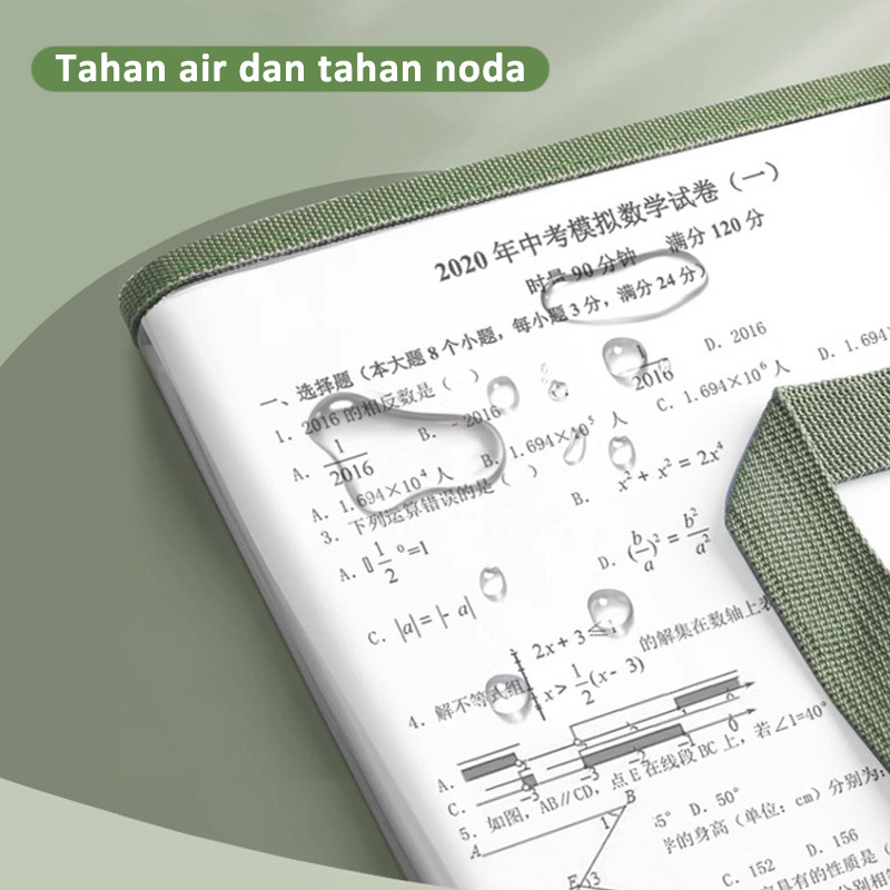 

13 Sekat Transparan File Folder A4 Portabel Document Bag Ukuran Folio Tas Berkas Folder Document Map