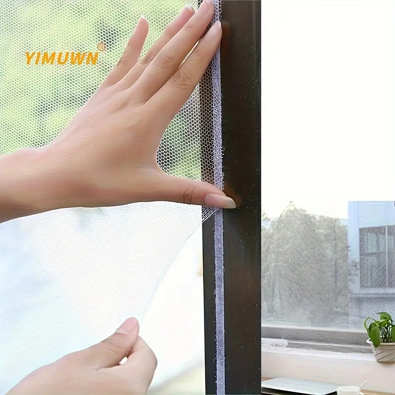 Summer household mosquito net window deta able invisible simple screen mesh curtain self-adhesive ma