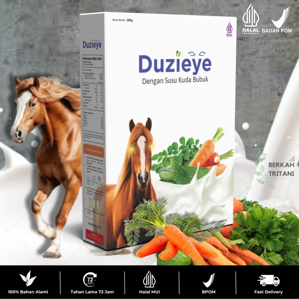 

Duzi Eye - Susu Kuda Lombok Nutrisi Mata Bubuk 200 Gram