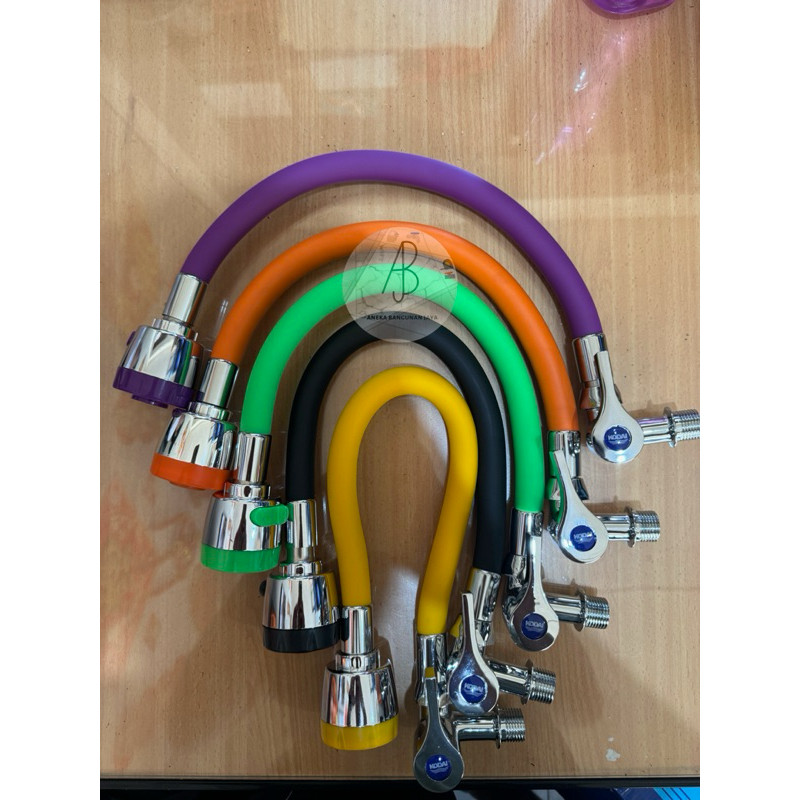 Kran Angsa Flexible Karet Warna KODAI / Kran Flexible Cuci Piring Karet Warna KODAI / Kran Angsa Kod
