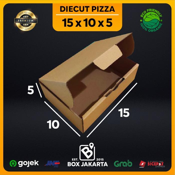 

KARDUS uk 15x10x5 CM Diecut Pizza Corrugated Packaging Box